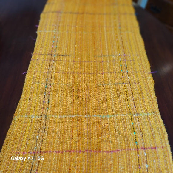 Hand Woven Shawl Wrap in Sunshine Burst Color OS - Picture 15 of 16